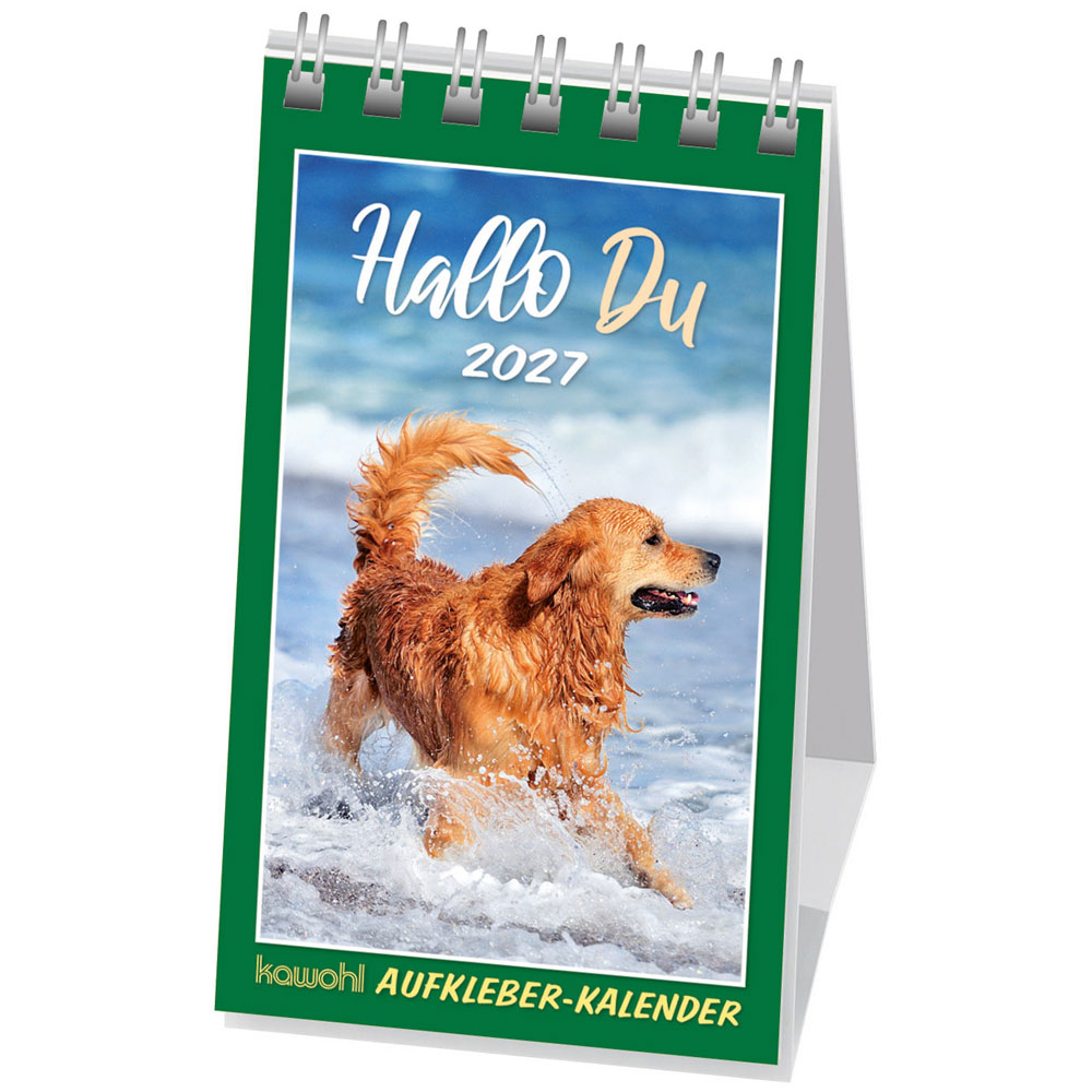Hallo Du 2027 - Aufkleber-Kalender