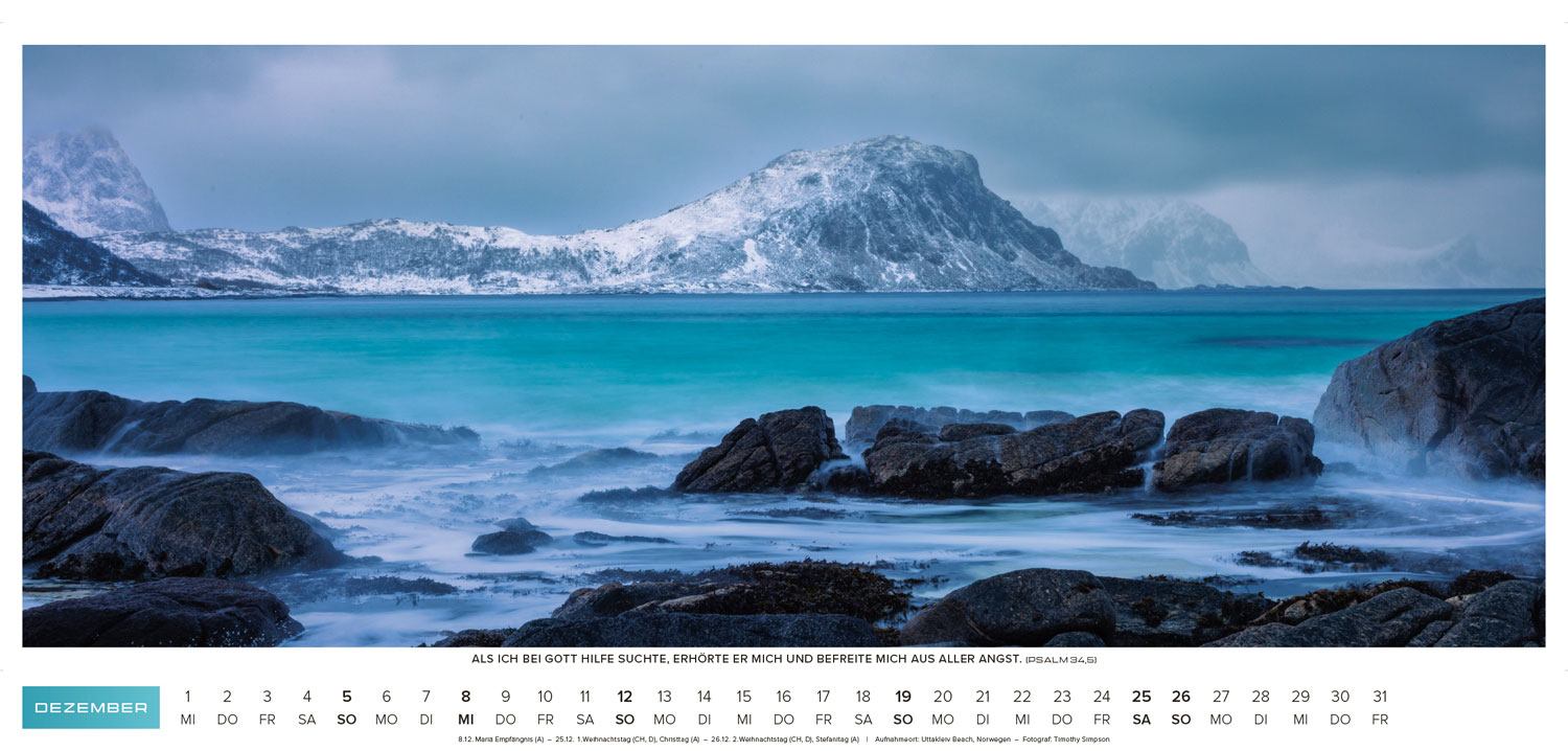 Life-is-more Panoramakalender XL 2027