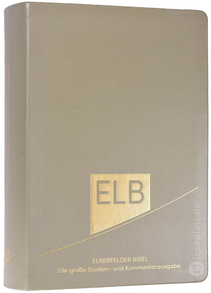 Elberfelder Bibel 2006 Studienausgabe - Leder/Goldschnitt