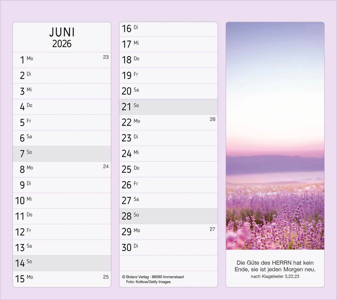 Vormerk-Kalender 2026 Vormerk-Kalender 2026