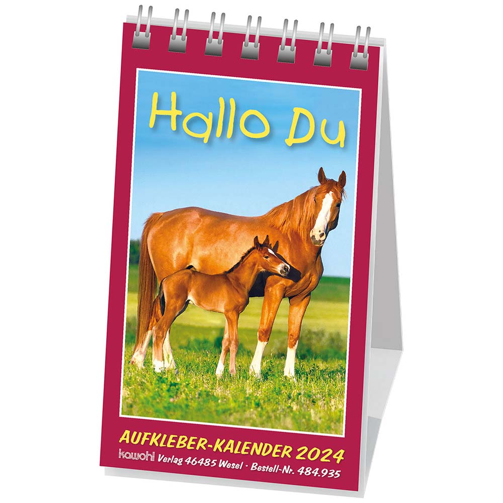 Hallo Du 2024 - Aufkleber-Kalender