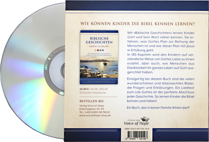 Biblische Geschichten - erzählt und erklärt - Hörprobe-CD