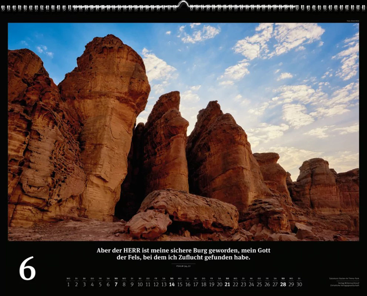 Israel 2026 - Wandkalender (Schwarz) Israel 2026 - Wandkalender (Schwarz)