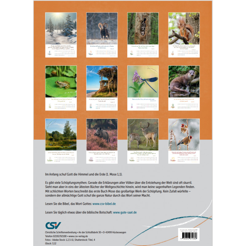 Natur 2026 - Fotokalender