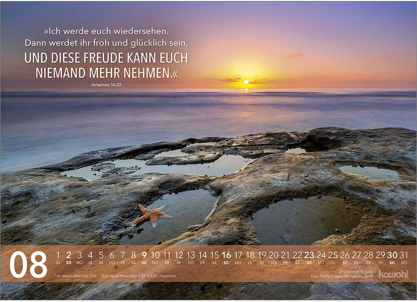 Jesus Worte 2026 - Wandkalender