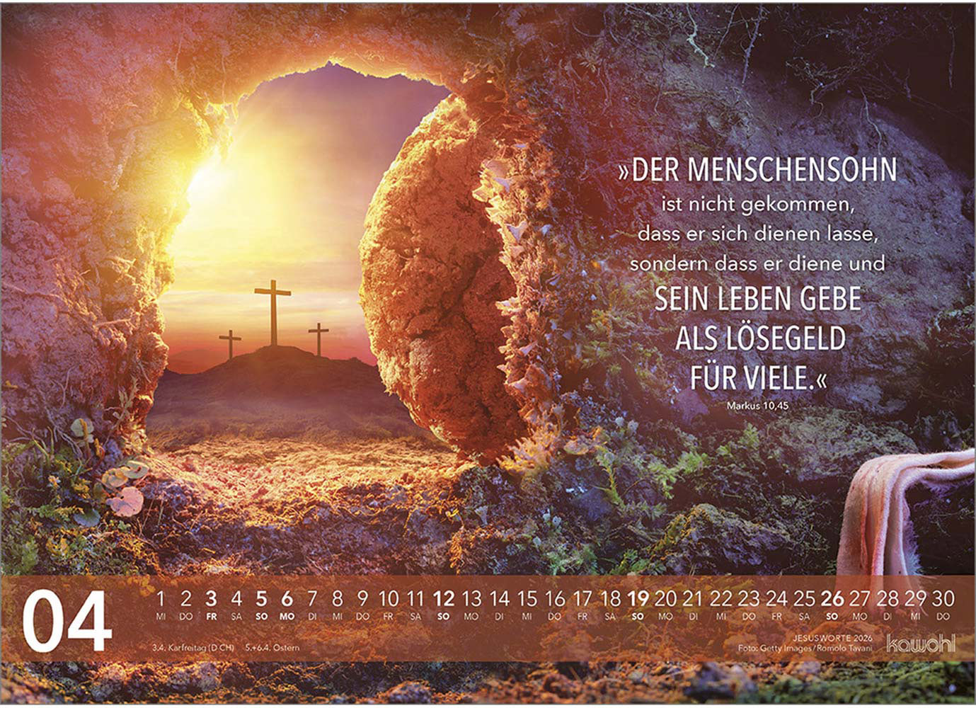 Jesus Worte 2026 - Wandkalender
