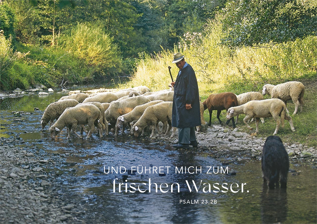 Postkartenbox "Psalm 23"
