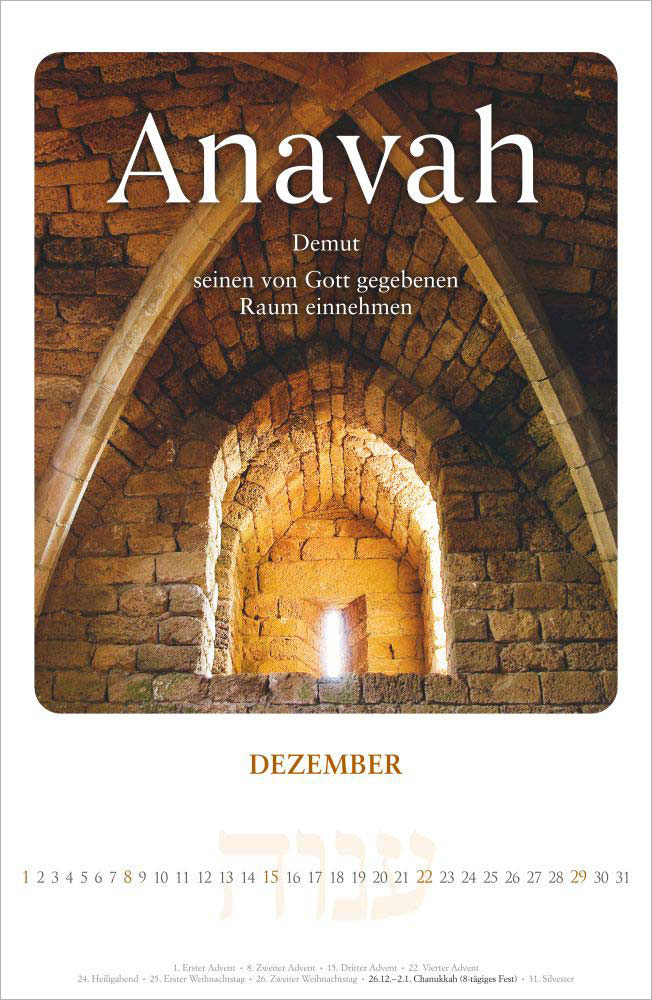 Shalom - Friede sei mit dir 2024 - Wandkalender Shalom - Friede sei mit dir 2024 - Wandkalender