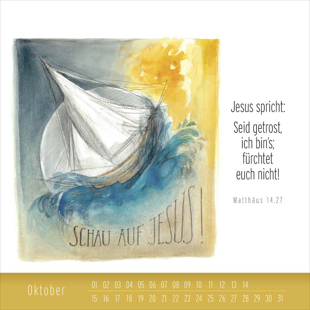 Hoffnung und Leben - immerwährender Tischkalender