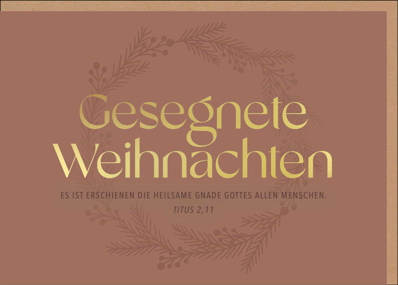 Faltkarte "Heilsame Gnade"