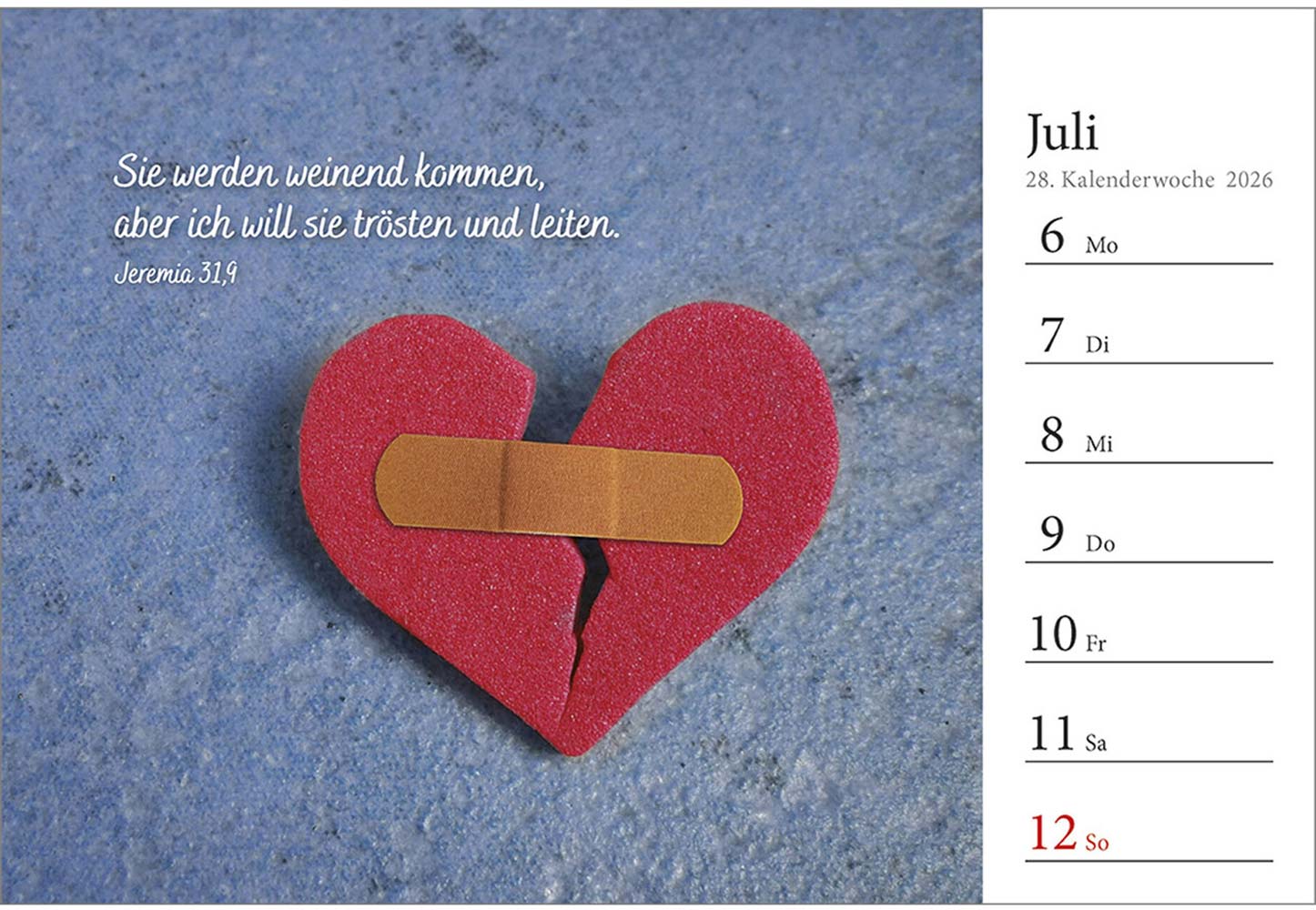 In deine Hand stell ich den Tag 2026