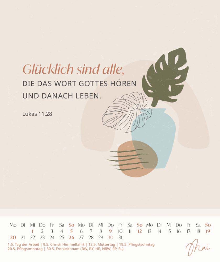 Verheißungen für dich 2024 - Postkartenkalender 