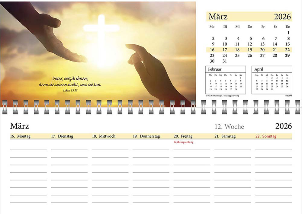 In deine Hand leg ich den Tag 2026 In deine Hand leg ich den Tag 2026