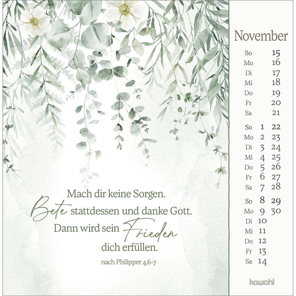 Vor dich bring ich, was mich bewegt 2026 - Postkartenkalender