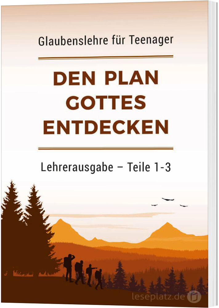 Buchpaket "Den Plan Gottes entdecken 1-3 + Lehrerausgabe"