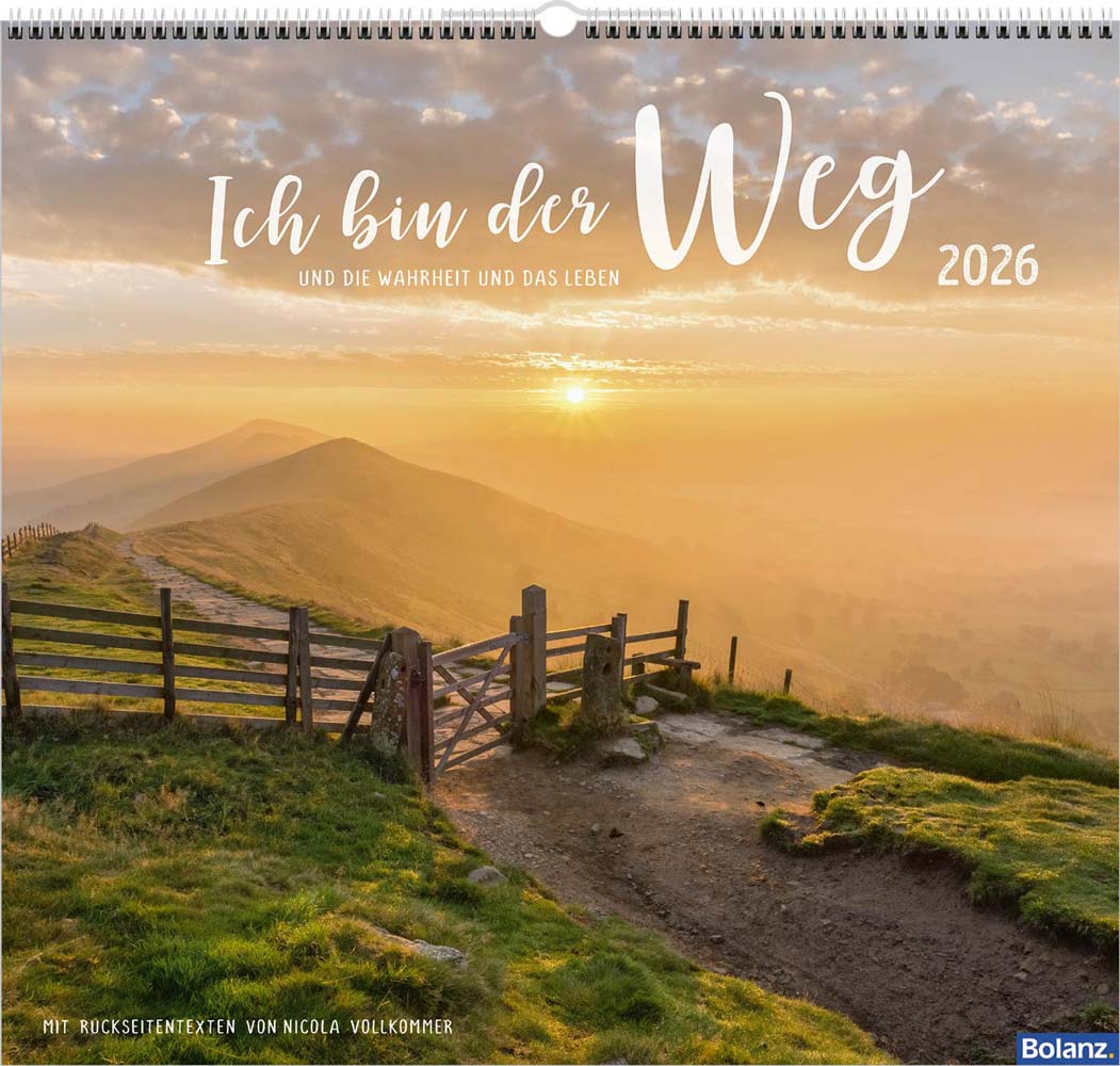 Ich bin der Weg 2026 - Wandkalender