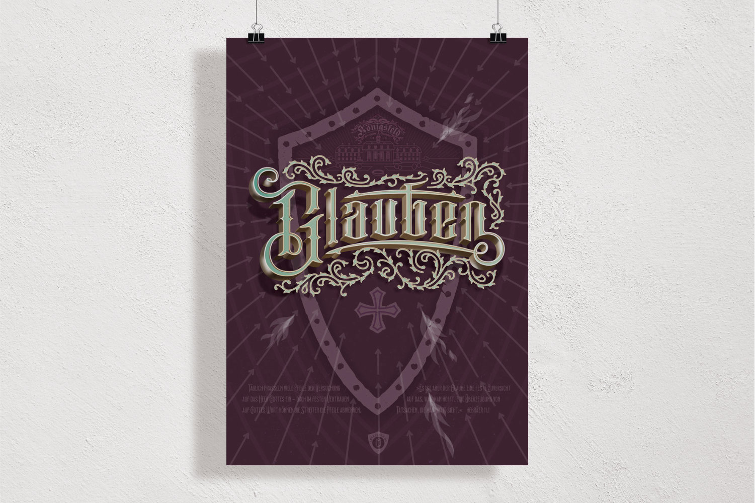 Poster "Schild des Glaubens"