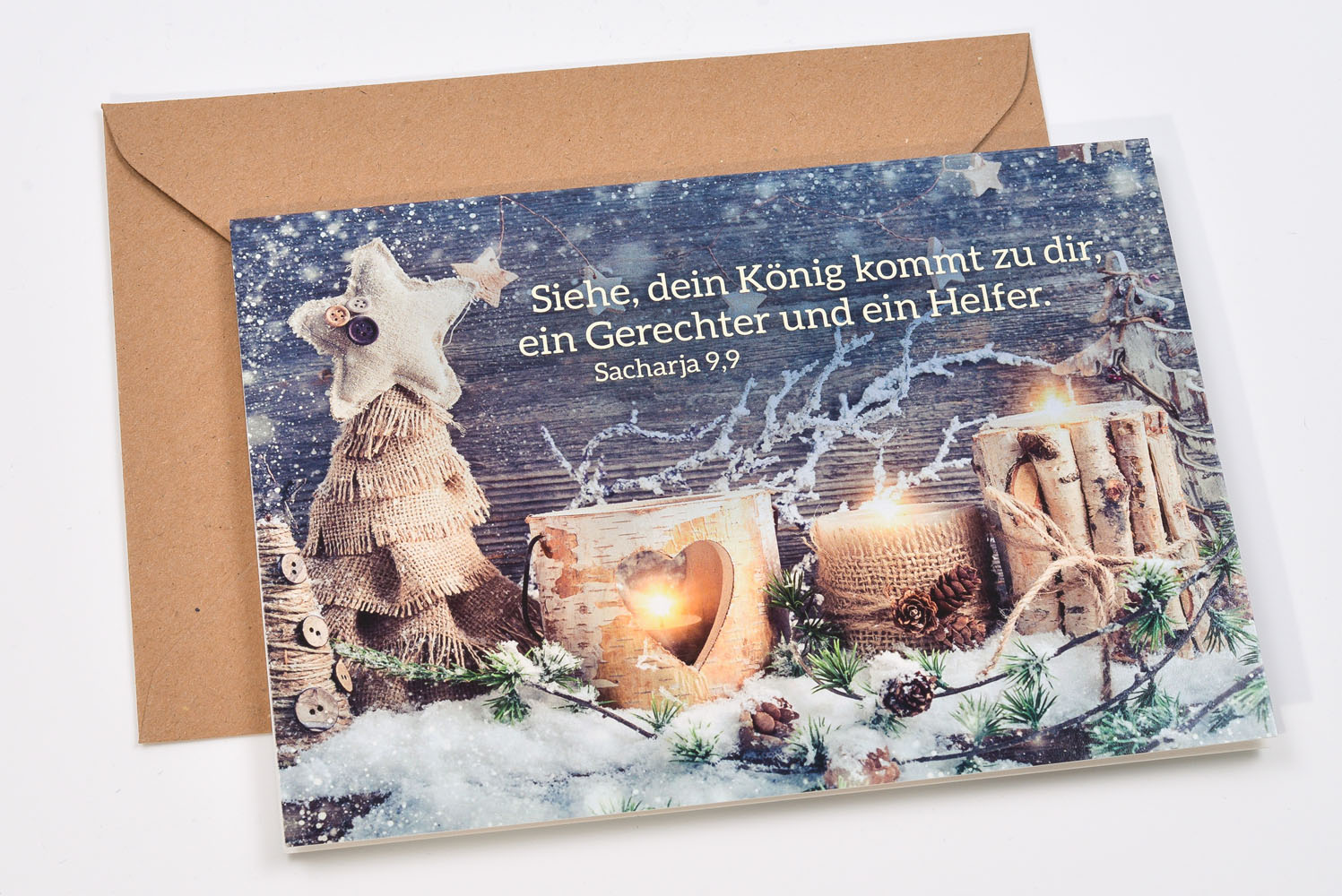 Faltkarte "Siehe, dein König kommt"