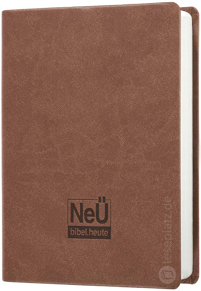 NeÜ - Taschenausgabe Kunstleder braun