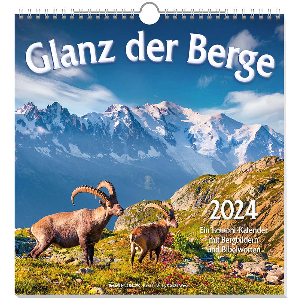 Glanz der Berge 2024 - Wandkalender
