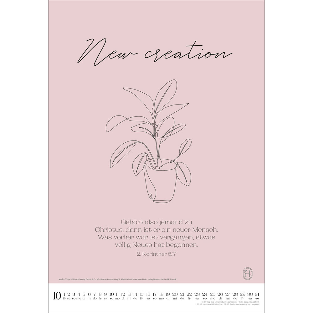 Wonderfully created 2027 - Wandkalender