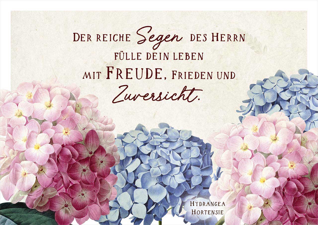 Postkarte "Der reiche Segen des HERRN"