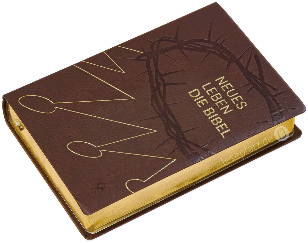225829-Neues-Leben-02 Neues Leben. Die Bibel - Standardausgabe - Kunstleder rotbraun/ Goldschnitt