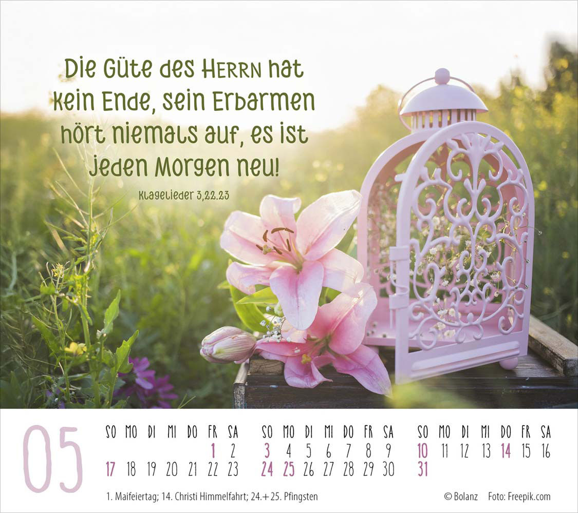 Gute Wünsche für dich 2026 - Tischkalender Gute Wünsche für dich 2026 - Tischkalender