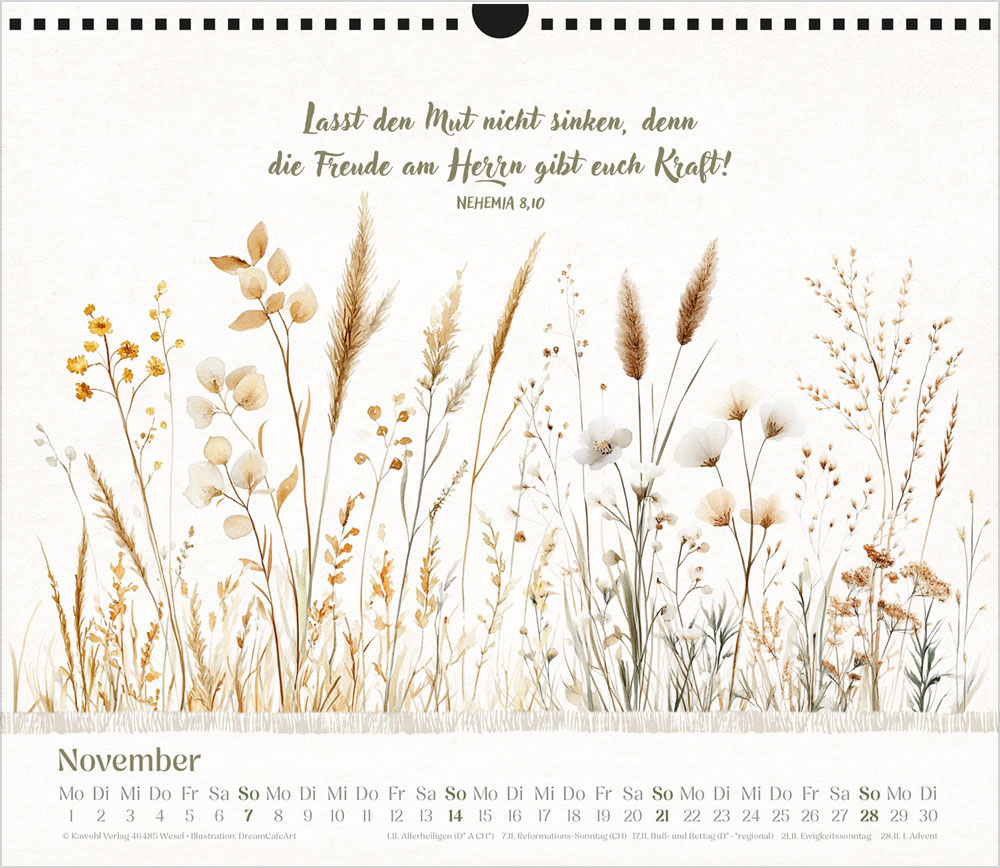 Freude im Herzen 2027 - Wandkalender