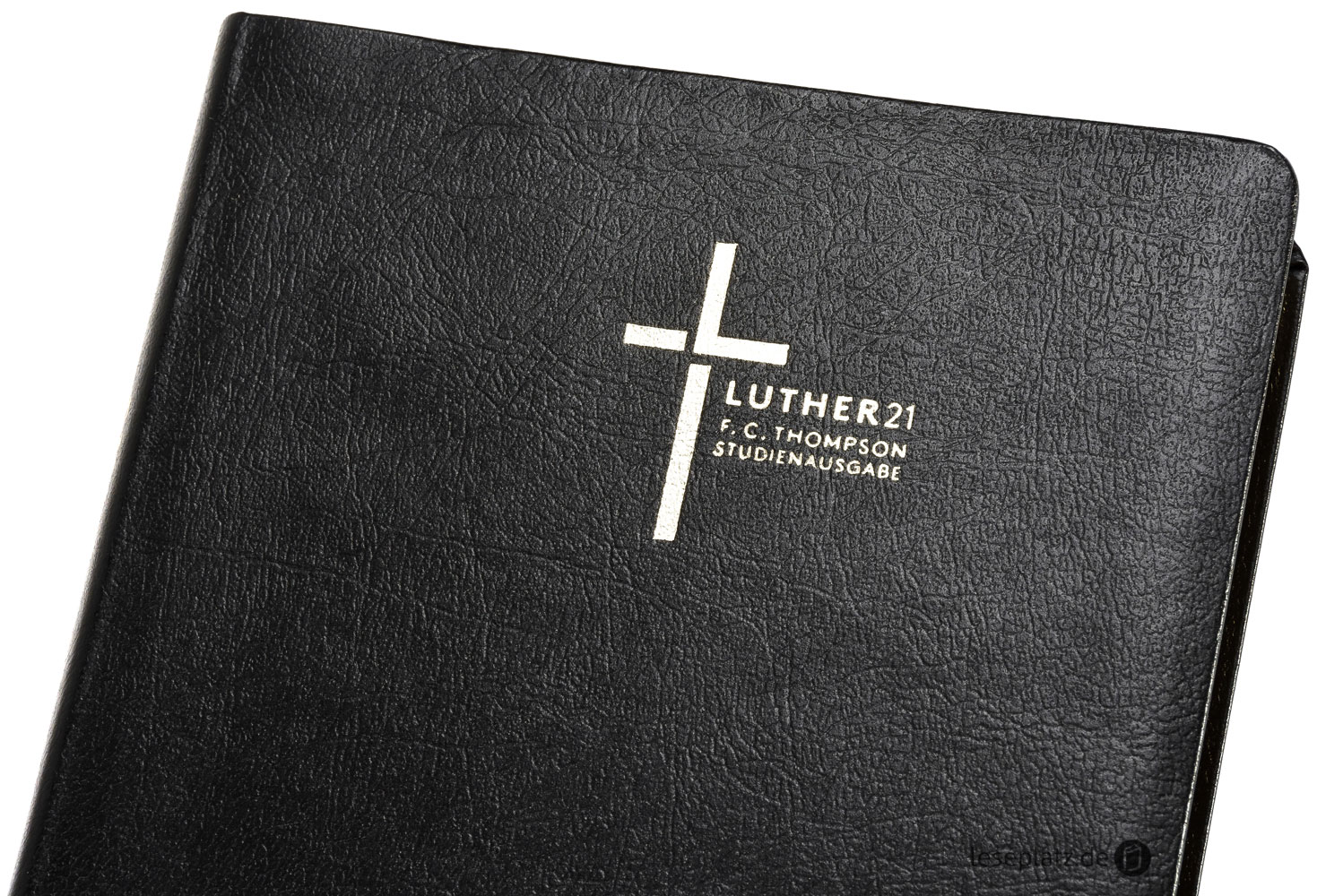 Luther21 - F.C.Thompson Studienausgabe - Großdruck - Lederfaserstoff schwarz