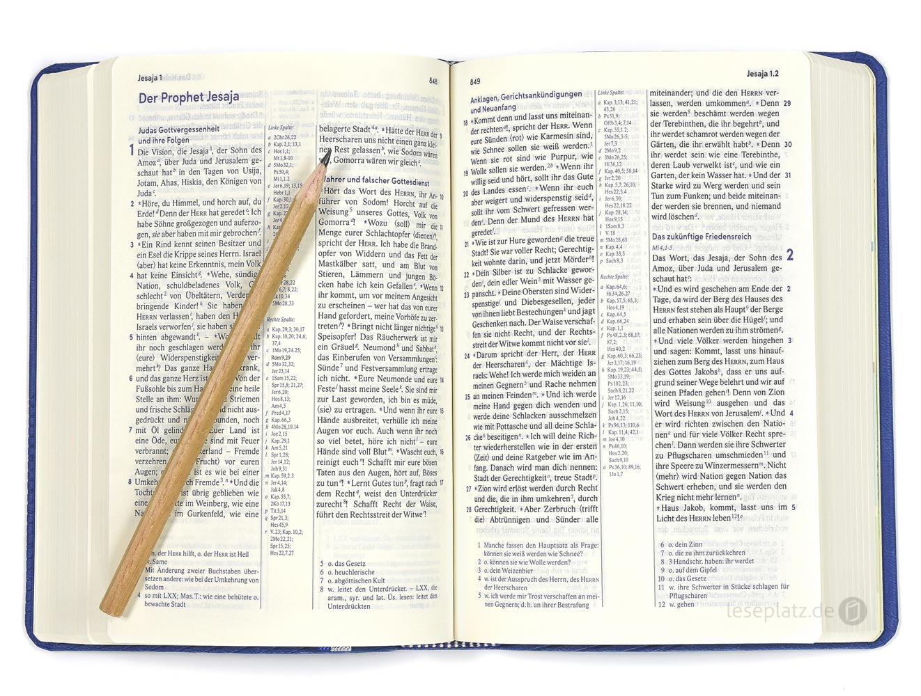 Elberfelder Bibel 2006 Taschenausgabe - Kunstleder blau