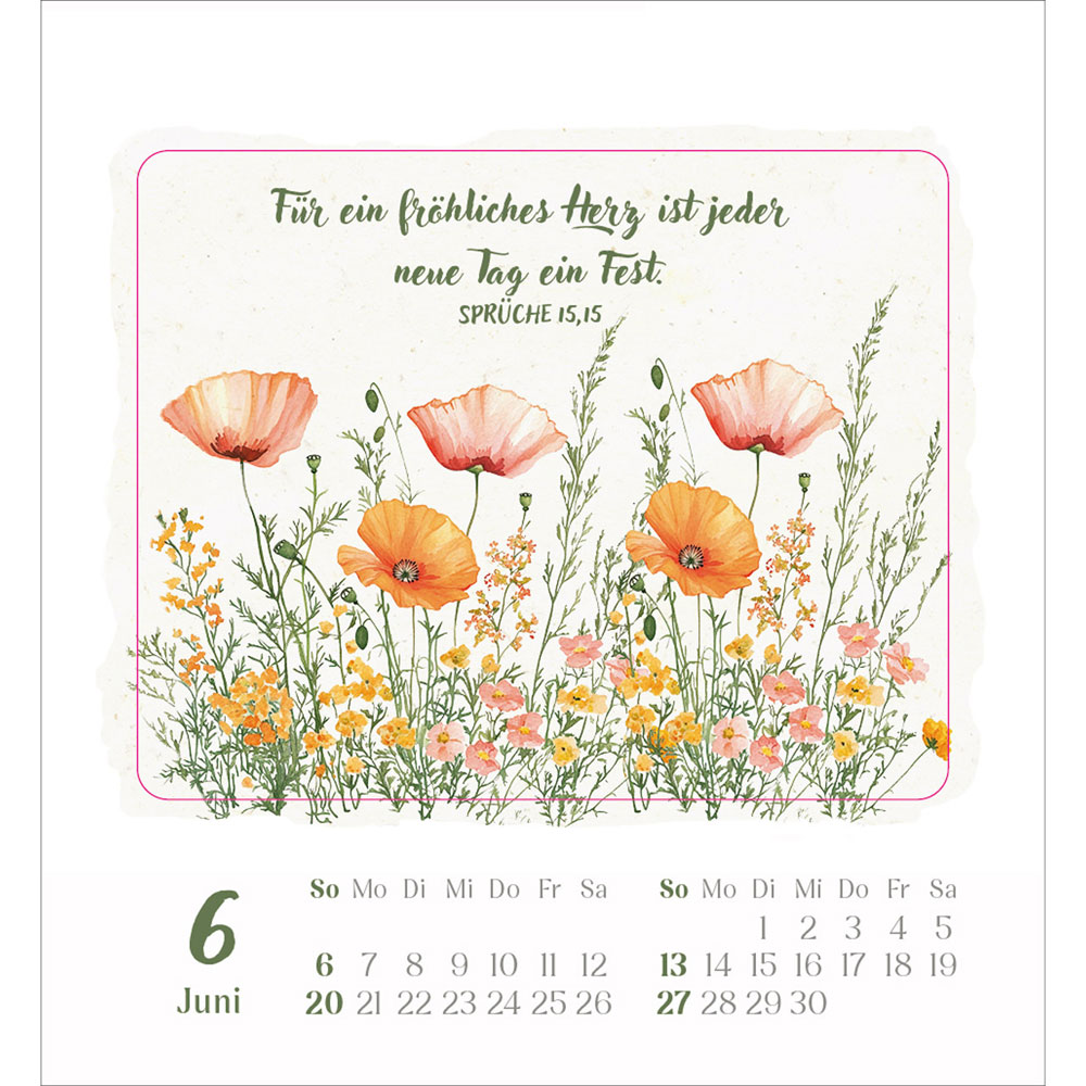 Kleine Freude im Herzen 2027 - Aufkleber-Kalender