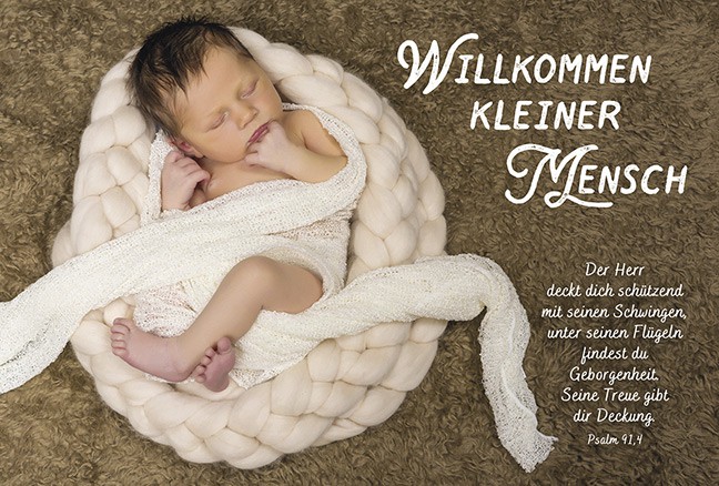480056039_01 Faltkarte "Willkommen kleiner Mensch"