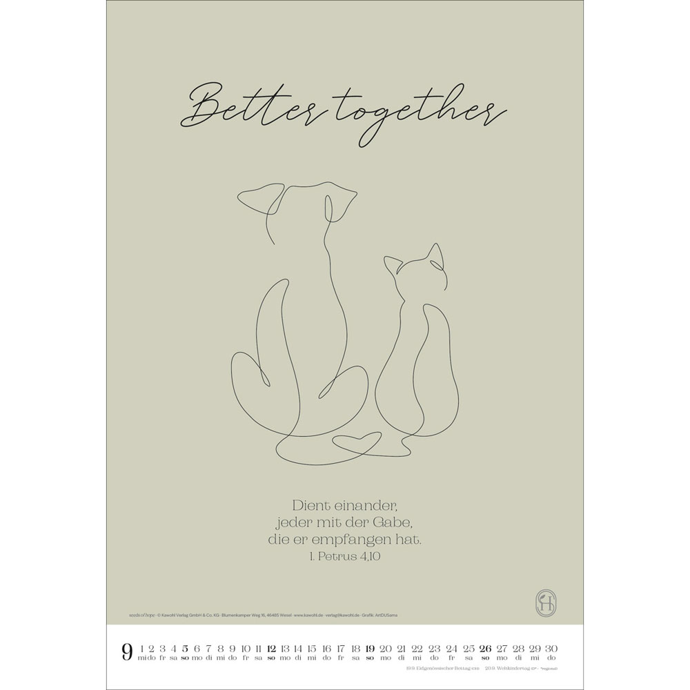 Wonderfully created 2027 - Wandkalender