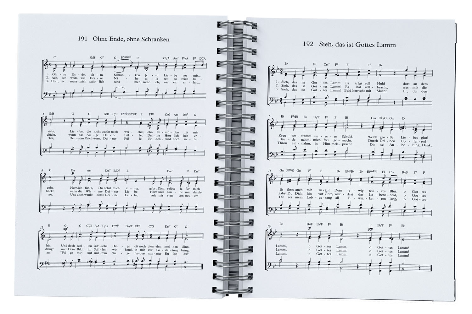 Geistliche Lieder - mit Akkorden