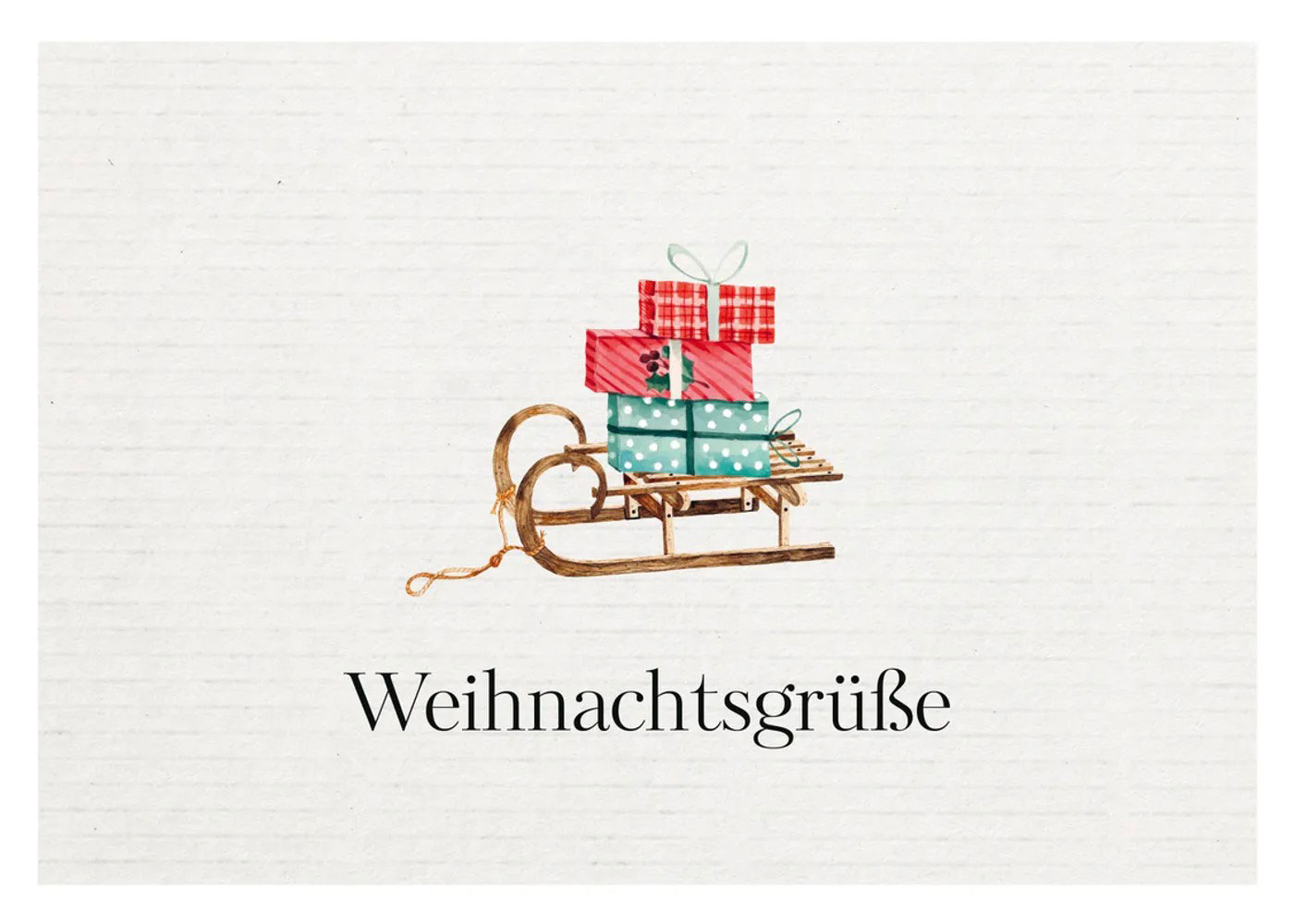 Gesegnete Weihnachten - Postkartenset