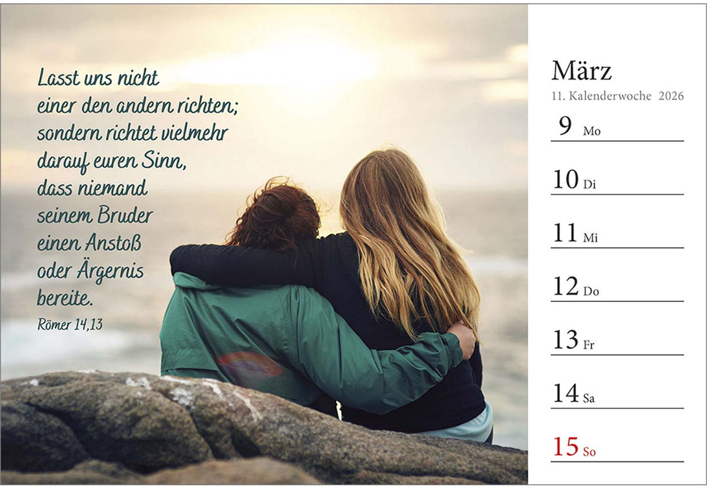 In deine Hand stell ich den Tag 2026