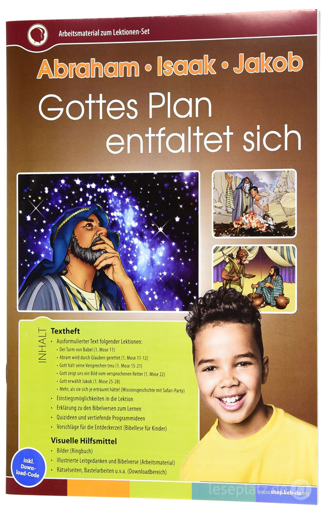 KEB1025_2-Gottes_Plan Abraham - Isaak - Jakob - Lektionen-Set