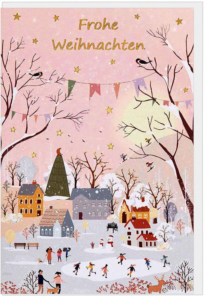 Faltkarte "Frohe Weihnachten" Faltkarte "Frohe Weihnachten"