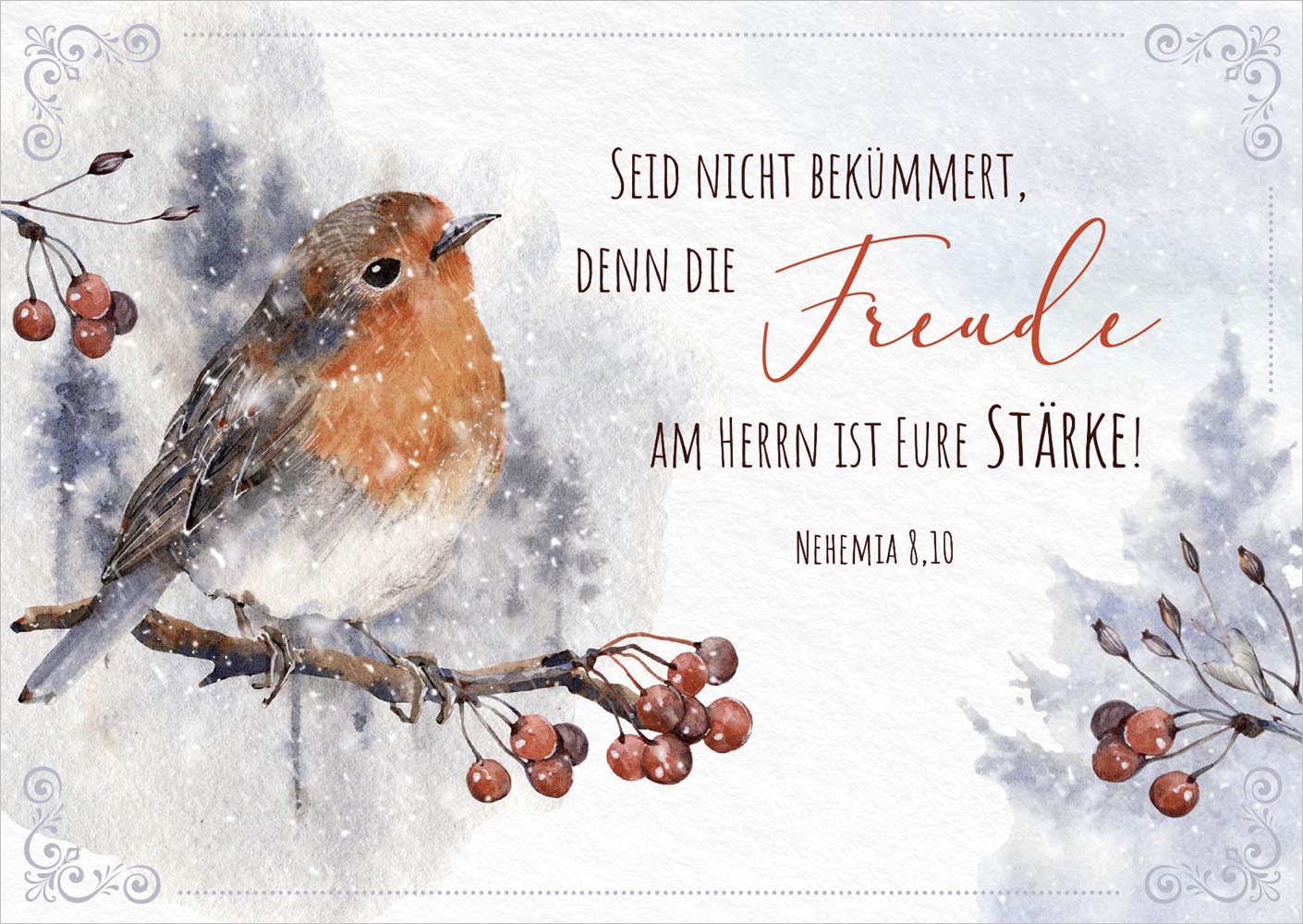 Postkartenbox "Frohe Weihnachtszeit" Postkartenbox "Frohe Weihnachtszeit"