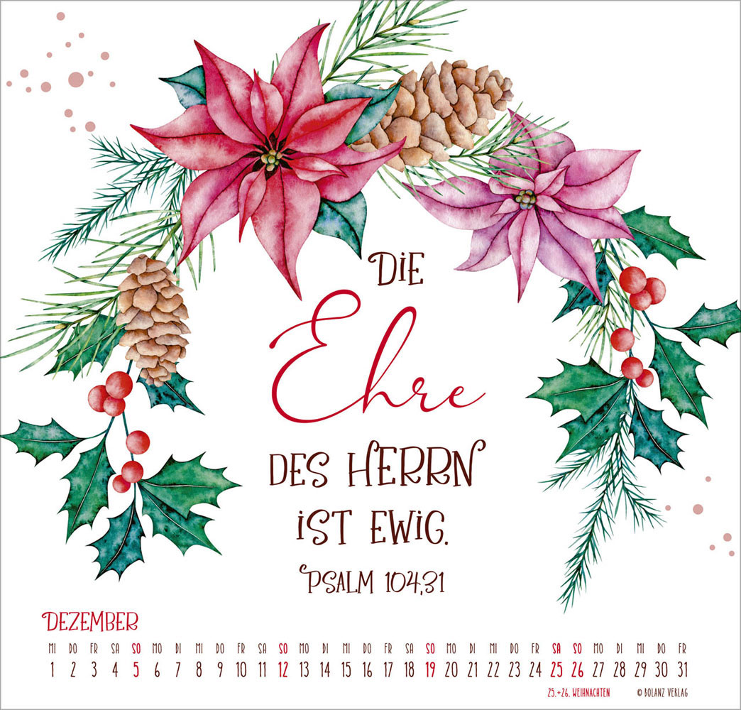 Gesegnet Tag für Tag 2027 - Wandkalender