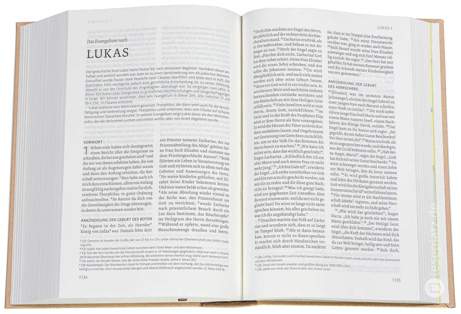 NeÜ - Standardausgabe "Lederhaptik" - beige