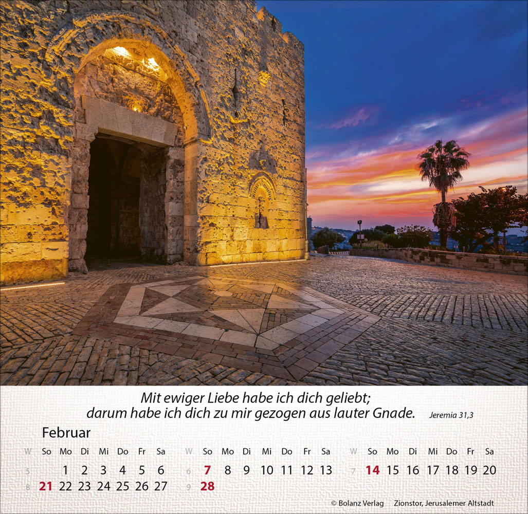 Israel Shalom 2027 - Tischkalender