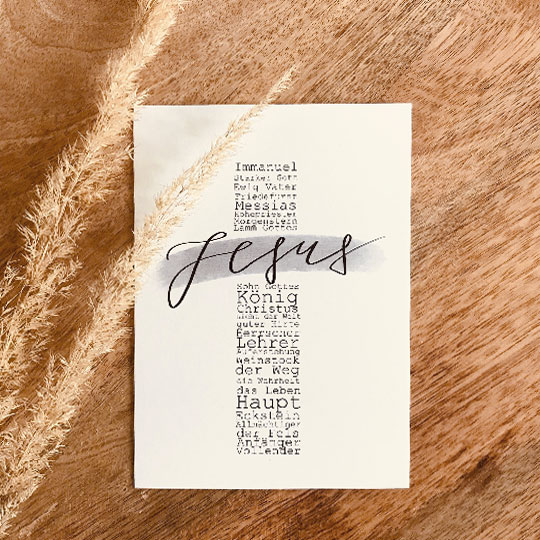 336253 Postkarte "Jesus"