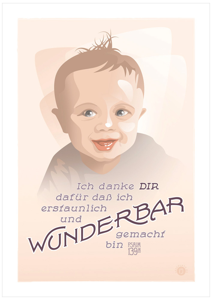 Poster "Junge Wunderbar"