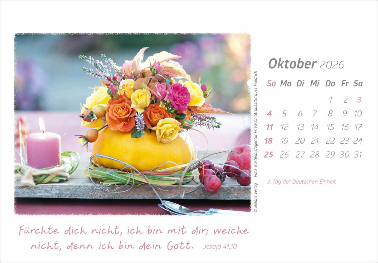 Die Güte Gottes preisen 2026 - Aufstellkalender Die Güte Gottes preisen 2026 - Aufstellkalender