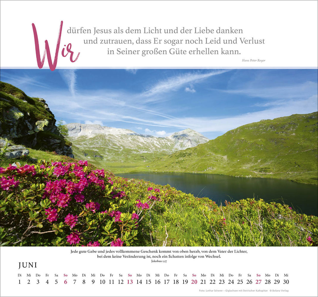 Fels meiner Stärke 2027 - Wandkalender