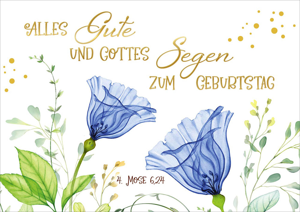 Postkarte "Alles Gute"