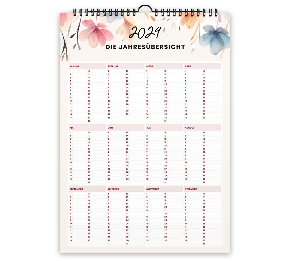 Erquickung aus den Psalmen - Familienplaner 2027