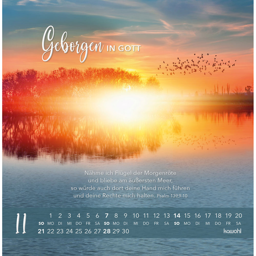Die Liebe bleibt bestehn 2027 - Postkartenkalender